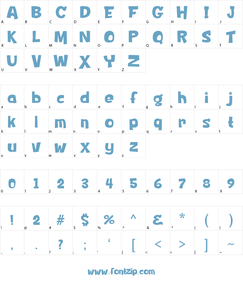PresidentTrump Font Character